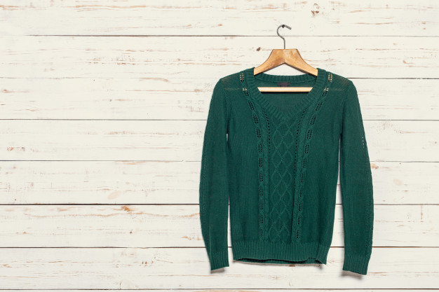 mencuci sweater