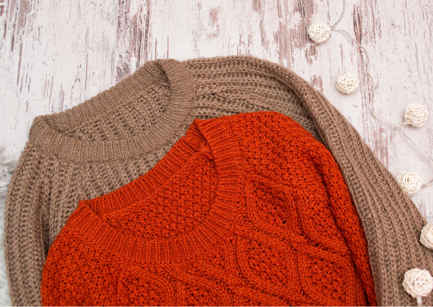 mengeringkan sweater